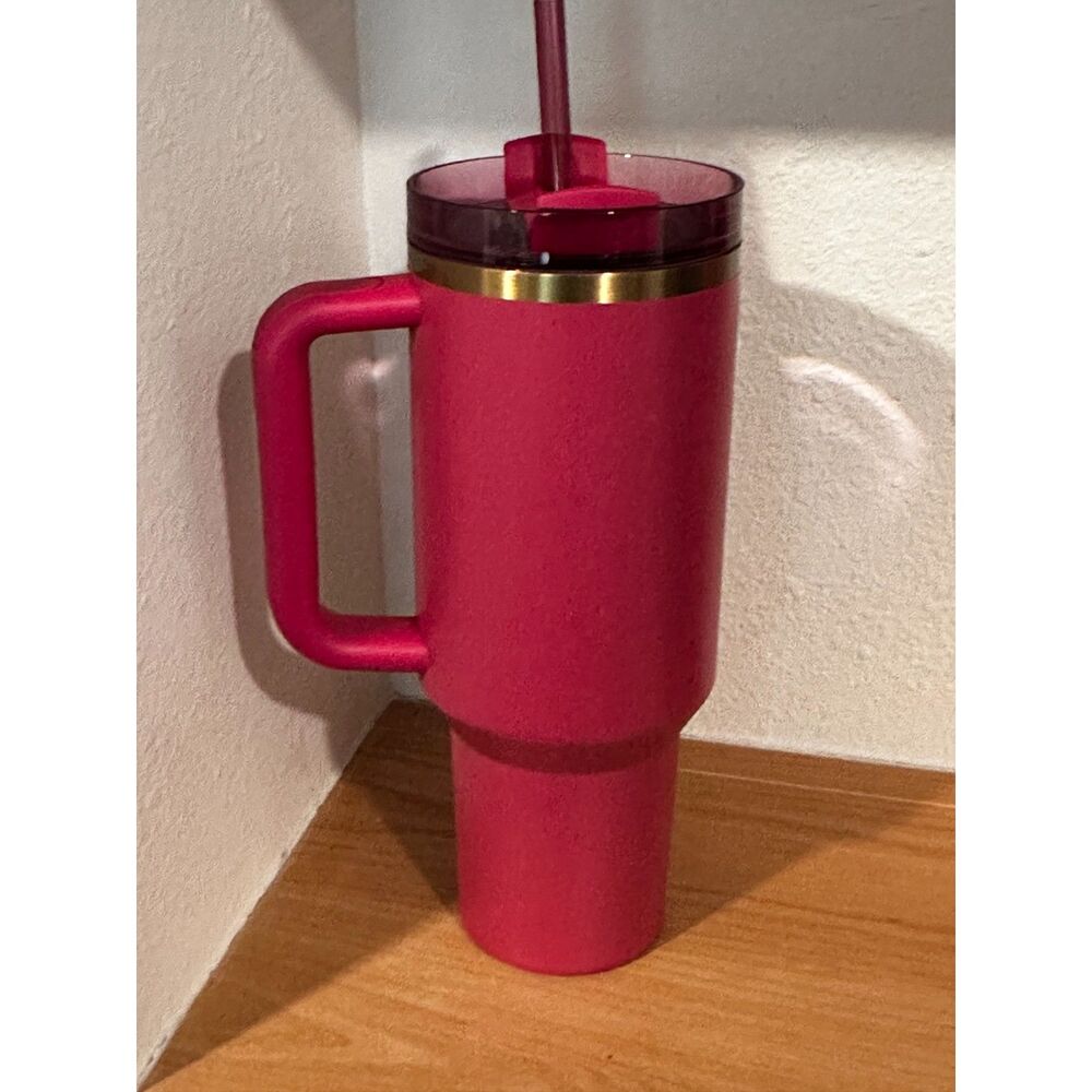 Stanley X Starbucks 2024 Berry Pink Glitter Quencher 40Oz. NWT - Picture 3 of 4